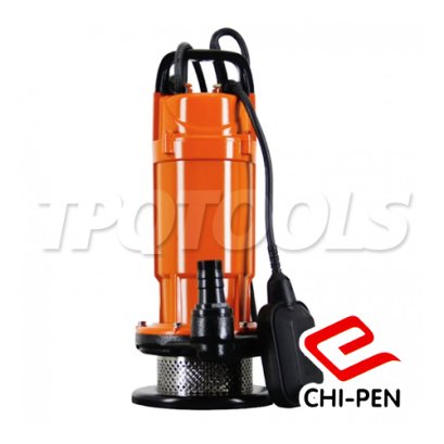 CAS-1512F ปั๊มแช่บอดี้อลูมิเนียม ขนาดท่อ1 นิ้ว มีลูกลอย ส่งสูงสุด 12 เมตร มอเตอร์ 250W 220V CHIPEN