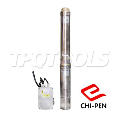 CP2-90B (ครบชุด) ปั๊มสูบน้ำบาดาลบอดี้สแตนเลส ข้อต่อท่อทองเหลือง ขนาดท่อ 1.1/4 นิ้ว ส่งสูงสุด 90 เมตร 14 ใบพัด กำลังไฟ 1100W 220V CHIPEN