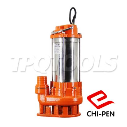 WSS-108 ปั๊มแช่บอดี้สแตนเลส ขนาดท่อ 2 นิ้ว ไม่มีลูกลอย ส่งสูงสุด 8 เมตร มอเตอร์ 550W 220V CHIPEN