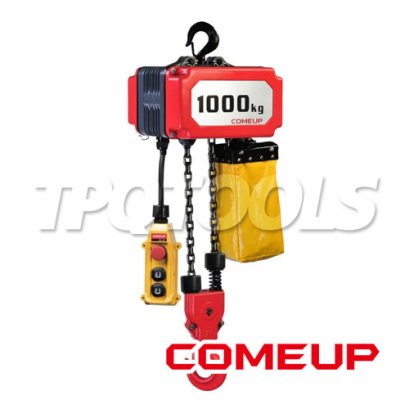 CK-1000B-1TON รอกโซ่ไฟฟ้า ยก 1000 กก. โซ่ 6 ม. มอเตอร์ 750W / 9.5A COME UP