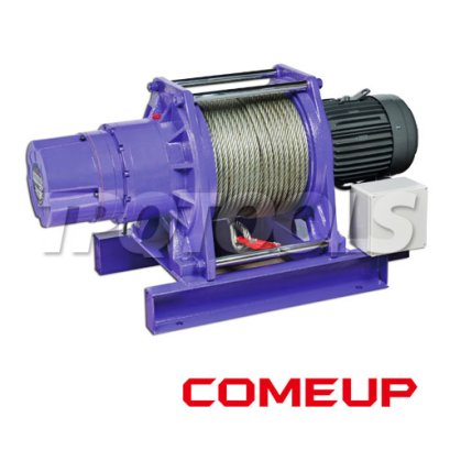 CWG-30750 รอกกว้านสลิงไฟฟ้า ยก 2200 กก. มอเตอร์ 7.5 hp x 4 P ยกสูง 97 ม. COME UP