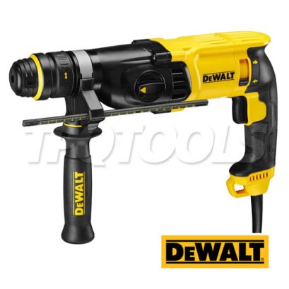 D25134KA-B1 สว่านโรตารี่ 3 ระบบ 26 มม. 800 วัตต์ เปลี่ยนหัวได้ ใช้ก้านกลม และ SDS PLUS "DEWALT" ดีวอลท์