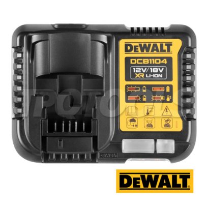 DCB1104-B1 แท่นชาร์จแบตเตอรี่ 12V/20V MAX (ใช้ชาร์จแบตเตอรี่ DEWALT ได้ทุกรุ่น) ขนาดเล็กพกพา "DEWALT" ดีวอลท์