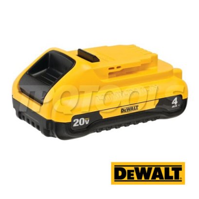 DCB240-B1 แบตเตอรี่ 20V MAX 4.0AH รุ่นบางฐานกว้าง "DEWALT" ดีวอลท์