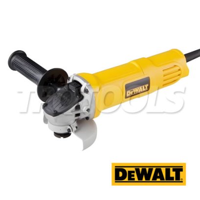 DWE8100T-B1 เครื่องเจียร์ 4 นิ้ว / 100 มม. สวิตช์ท้าย 720 วัตต์ ความเร็วรอบ 12000 RPM "DEWALT" ดีวอลท์ ตัวผอมจับถนัดมือ