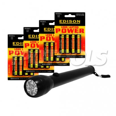 ไฟฉายพร้อมแบตเตอรี่ EDI-904-2922K, EDI-904-2923K