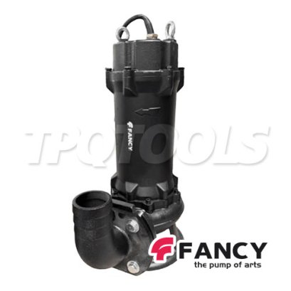 "FANCY" 80WQV30-25-4 ปั๊มแช่ดูดโคลน 3 นิ้ว กระแสไฟ 4.0 KW/ 5.5 แรง (380V) ส่งสูง 25 เมตร ใบพัดตัดเหล็ก 48HR