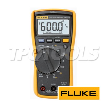 FLUKE 117 มัลติมิเตอร์แบบ True-RMS AC/DC 600 V 10 A