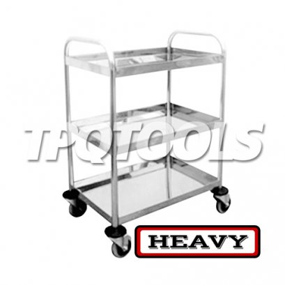 รถเข็นถาดสแตนเลส มือจับ 2 ด้าน ST-32M , ST-32L