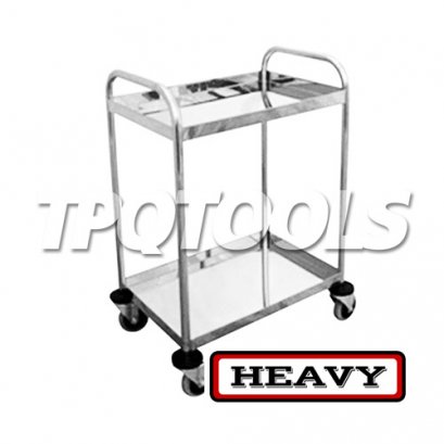 รถเข็นถาดสแตนเลส มือจับ 2 ด้าน ST-22M, ST-22L