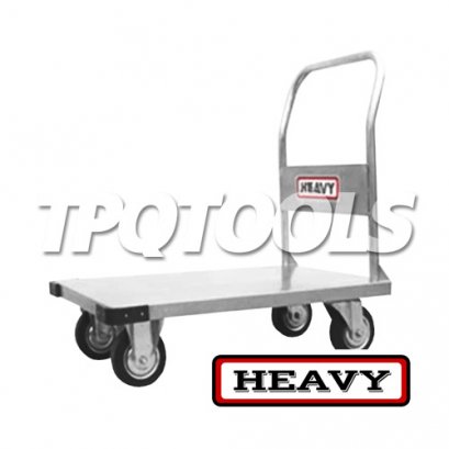 รถเข็นพื้นสแตนเลส มือจับพับไม่ได้ ST-11