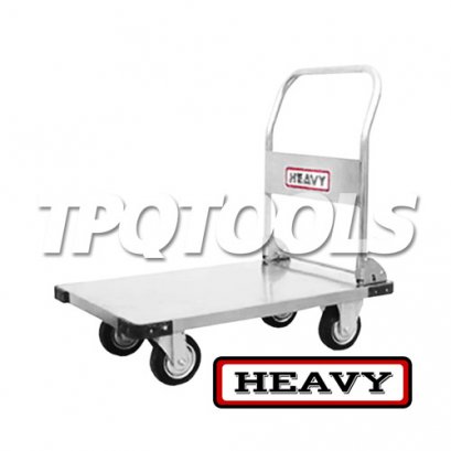 รถเข็นพื้นสแตนเลส มือจับพับได้ ST-10