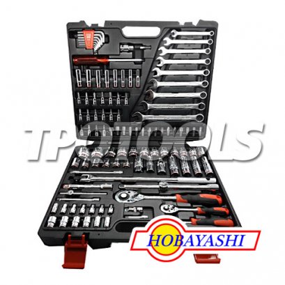 บล็อกชุดพร้อมเครื่องมือ 110 ตัว +1 (กล่อง) HTB-111 (TB03) SQ.DR. 1/4-1/2