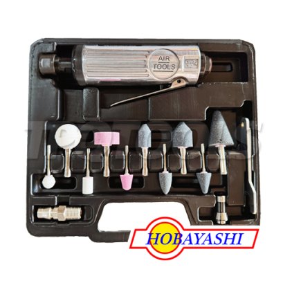 HB-220K ชุดเครื่องเจียรนัยแม่พิมพ์ใช้ลม แกน 3มม.-6มม. 22000 RPM HOBAYASHI