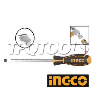 INGCO-HGTS286150 ไขควงปากแบน ตอกได้ 6.5x6x150 มม.