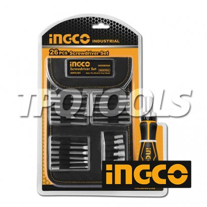 ชุดไขควงเปลี่ยนหัว 26 ชิ้น INGCO-HKSDB0268
