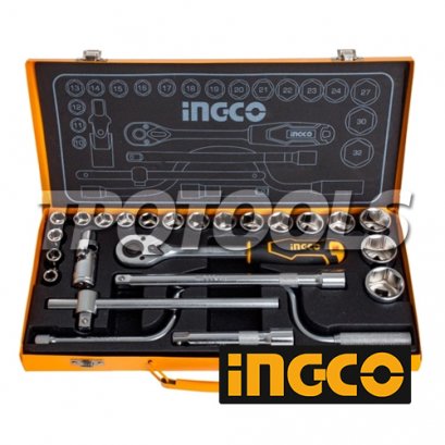 ชุดลูกบล็อค 1/2&quot; 24 ชิ้น INGCO-HKTS0243