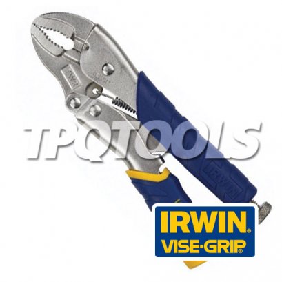 10WR (FR) คีมล็อคปากโค้ง (ตัดลวด) ด้ามหุ้มยาง 10&quot; IRWIN VISEGRIP