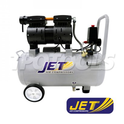 JOS-25 ปั๊มลมไร้น้ำมัน OIL FREE ความจุ 25 ลิตร 550W รอบมอเตอร์ 1380 รอบ/นาที JET OIL FREE TYPE AIR COMPRESSORS