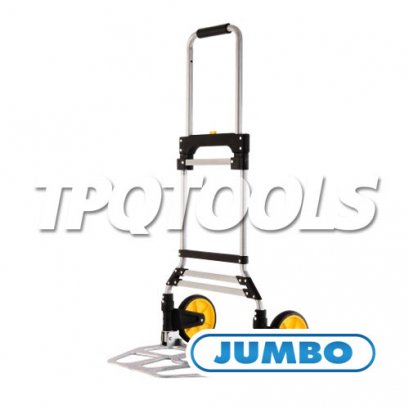 AT-120M รถเข็นสองล้อ (2ล้อ) อลูมิเนียมแบบพับสไลด์ข้างเก็บได้ FOLD &amp; ROLL รับน้ำหนักได้ 120 กก. JUMBO