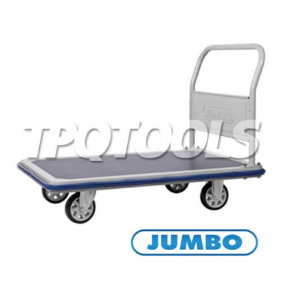 HG-311J รถเข็นพื้นเหล็กชั้นเดียวมือจับข้างเดียวพับไม่ได้ รับน้ำหนัก 500 กก. JUMBO