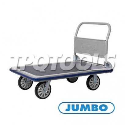 HG-510J รถเข็นพื้นเหล็กชั้นเดียวถือข้างเดียวพับได้ รับน้ำหนัก 650 กก. JUMBO