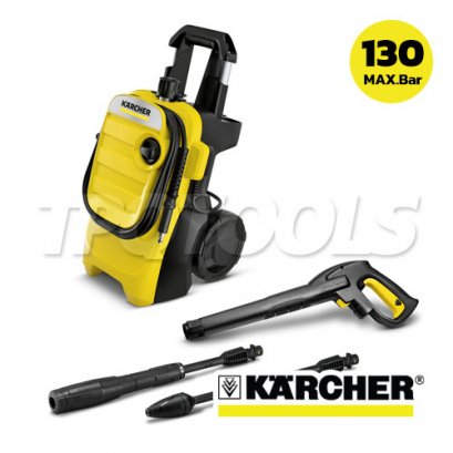 KARCHER เครื่องฉีดน้ำแรงดันสูง 130 บาร์ รุ่น K4 COMPACT อัตราการไหล 420 ลิตร/ชม. ไฟฟ้า 1.8 กิโลวัตต์