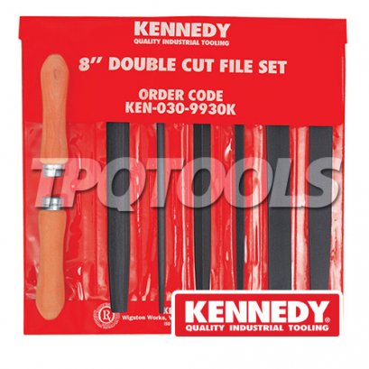 KEN-030-9930K ตะไบชุด Engineer&#039;s Double Cut 200mm File Set