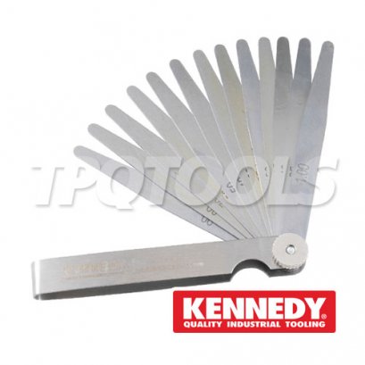 KEN-518-0740K ฟิลเลอร์เกจ 13 ใบชุด ขนาด 0.05-1.0 มม. KENNEDY METRIC FEELER GAUGE