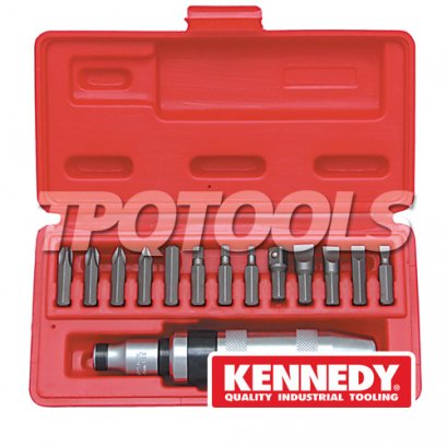 KEN-573-7100K ชุดไขควงตอก 15 ตัวชุด KENNEDY