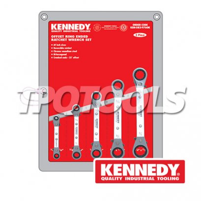 ชุดประแจแหวนฟรี ออฟเซ็ต KEN-582-9760K