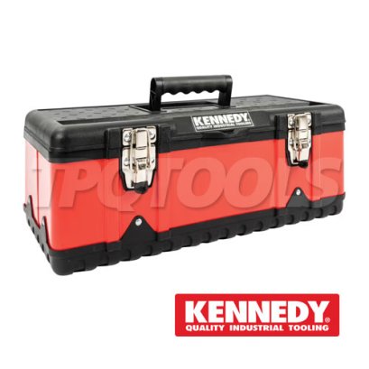 KENNEDY KEN-593-1420K HEAVY DUTY SITE TOOL BOXES กล่องเครื่องมือช่างรุ่นงานหนัก ขนาด 178*238*470 มม.(H+W+D) ด้านในมีถาดใส่อุปกรณ์ช่างและ ACCESSORIES