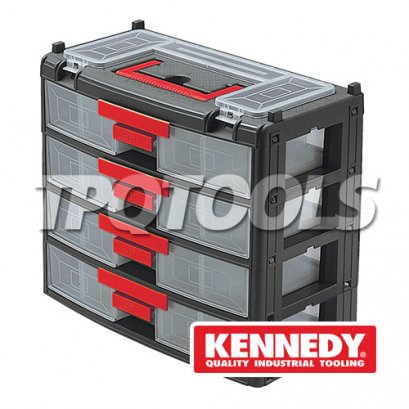 กล่องเครื่องมือ ชนิดมีลิ้นชัก 4 Drawer Parts Cabinet KEN-593-1760K