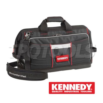KENNEDY KEN-593-4150K &ldquo;NEW&rdquo; SOFT TOOL BAG กระเป๋าเครื่องมือช่าง ขนาด 300*210*520มม. (H+W+D) น้ำหนัก 1.55 กก. ใส่ของจุมาก (TOOLS NOT INCLUDED)