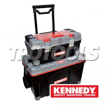 กล่องเครื่องมือ 2-in-1 Rolling Tool Box KEN-593-9810K