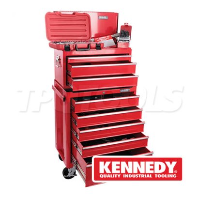 KEN-595-3080K ชุดเครื่องมือช่าง 300 ชิ้น พร้อมตู้เครื่องมือล้อเลื่อน KENNEDY 300 PCS. PROFESSIONAL ENGINEERS TOOL KIT