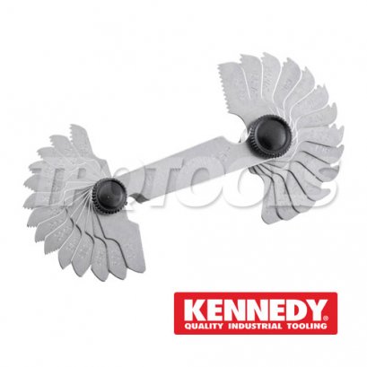 KEN-518-1000K หวีวัดเกลียว 28 ใบชุด KENNEDY SCREW PITCH GAUGE