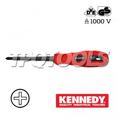 ไขควงปากแฉกด้ามหุ้มฉนวนไฟฟ้า VDE1000V Dual Grip VDE Screwdrivers ( Crosspoint )
