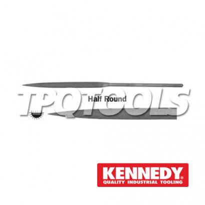 ตะไบช่างทอง 14cm (5.1/2&quot;) HALF ROUNDCUT 4 NEEDLE FILE KEN-031-5340K