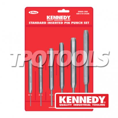 KEN-518-2420K EX/LENGTH INSERTED PIN PUNCHES 6-PCE SET