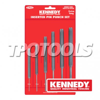 KEN-518-2435K EX/LENGTH INSERTED PIN PUNCHES 6-PCE SET
