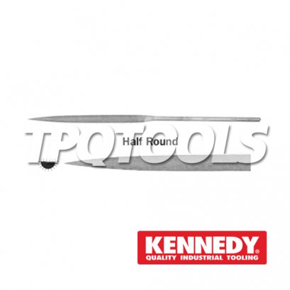 ตะไบช่างทอง 14cm (5.1/2&quot;) HALF ROUNDCUT 0 NEEDLE FILE KEN-031-5300K