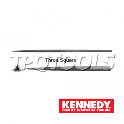 ตะไบช่างทอง 14cm (5.1/2&quot;) THREE SQUARE CUT 2 NEEDLE FILE KEN-031-5520K