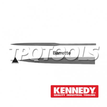 ตะไบช่างทอง 14cm (5.1/2&quot;) BARRETTE CUT 2 NEEDLE FILE KEN-031-5960K