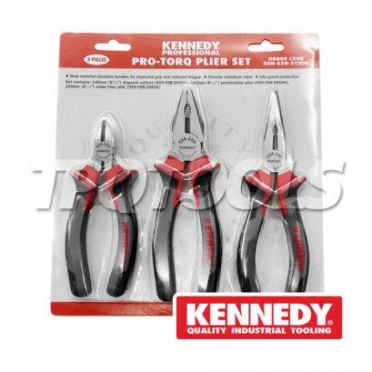 KEN-558-2120K ชุดคีมช่าง 3 ตัวชุด KENNEDY