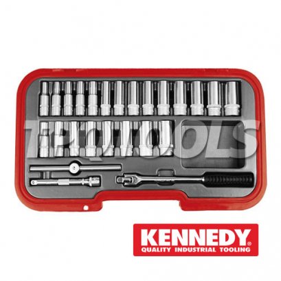 KEN-582-6190K บล็อกชุด 25 ตัว SQ.DR.3/8&quot;