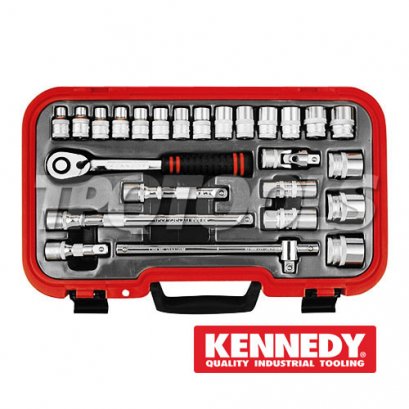 KEN-582-7985K บล็อกชุด 25 ตัวชุด SQ.DR.1/2&quot;