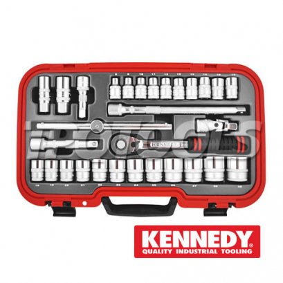 KEN-582-7991K บล็อกชุด 30 ตัวชุด SQ.DR.1/2&quot;