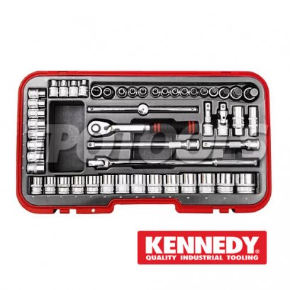 KEN-582-7993K บล็อกชุด 50 ตัวชุด SQ.DR.1/2&quot;