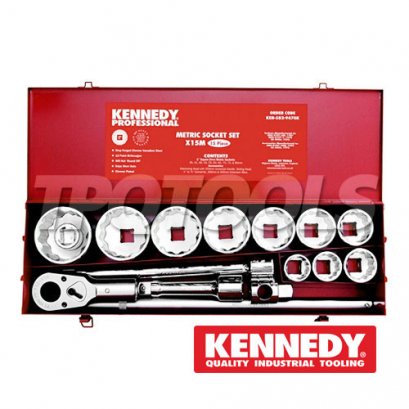 KEN-582-9470K บล็อกชุด 15 ตัวชุด SQ.DR.1&quot;